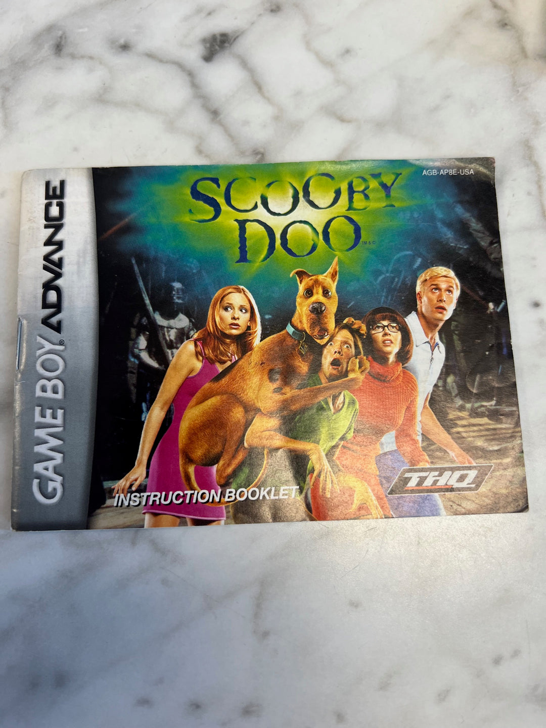 Scooby Doo Game Boy Advance Manual ONLY  MO81525