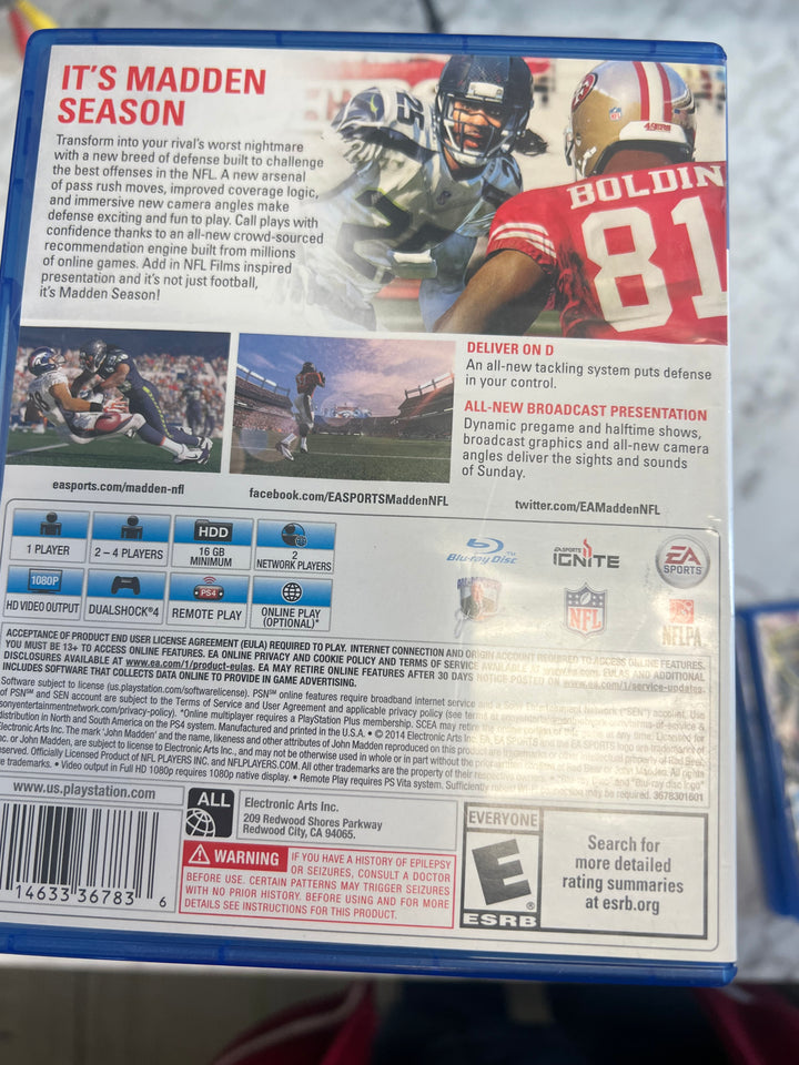 Madden NFL 15 - PS4 U21125