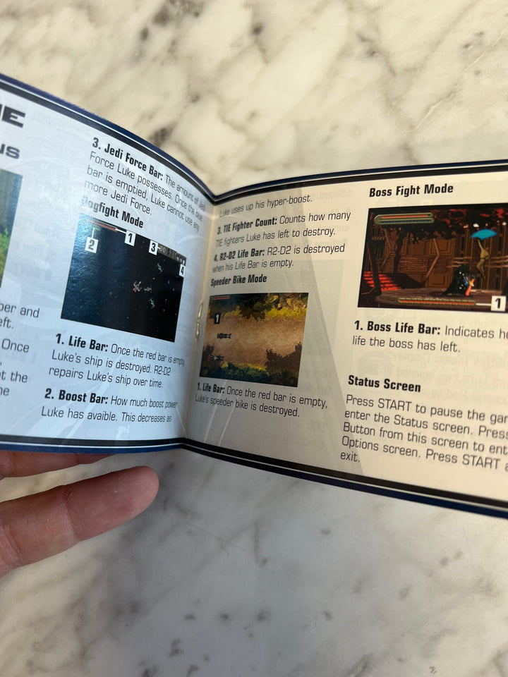 Star Wars Trilogy Apprentice of the Force Game Boy Advance Manual ONLY  MO81525