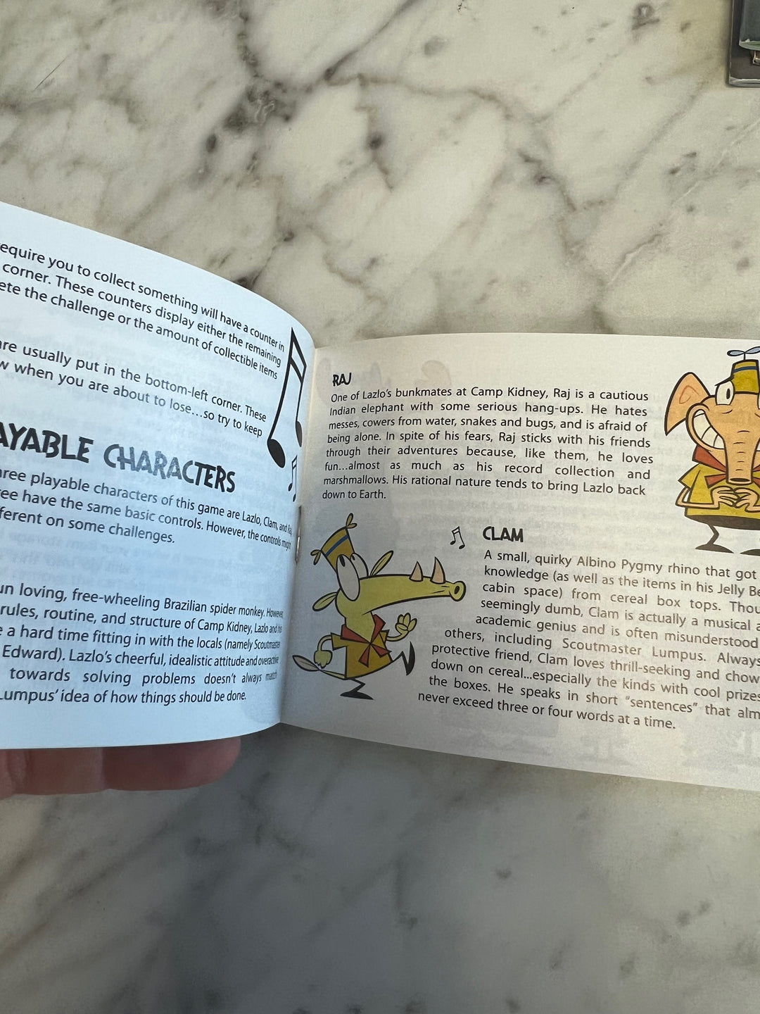 Camp Lazlo Leaky Lake Games Gameboy Advance Manual ONLY  MO81525