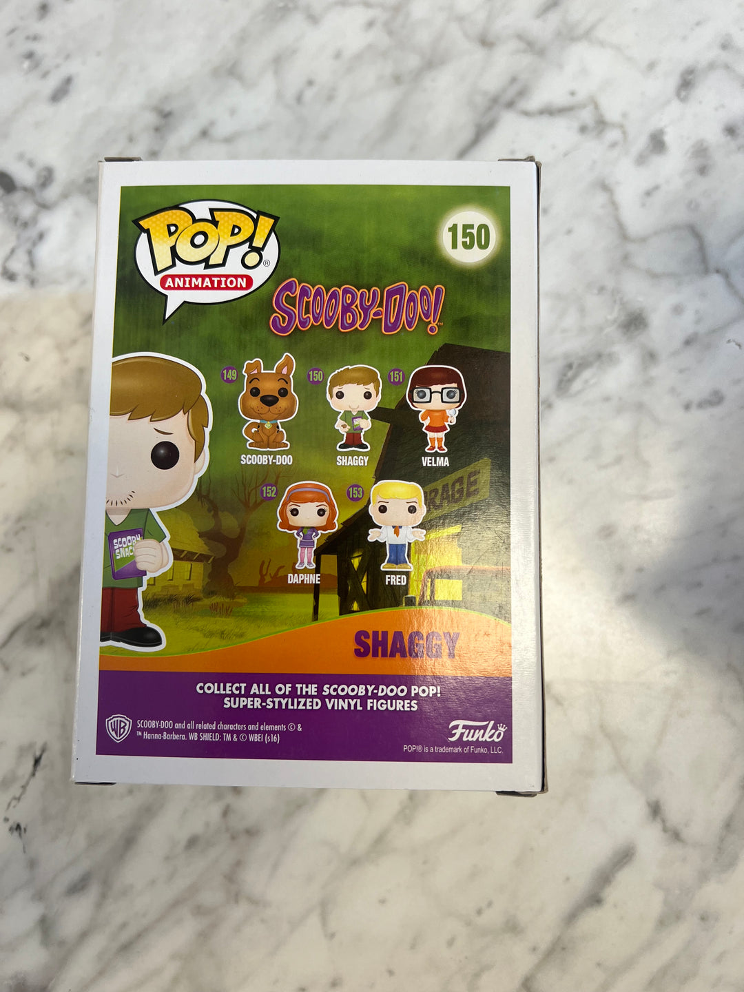 Funko Pop! Animation Scooby Doo Shaggy #150 Vaulted   FP102324