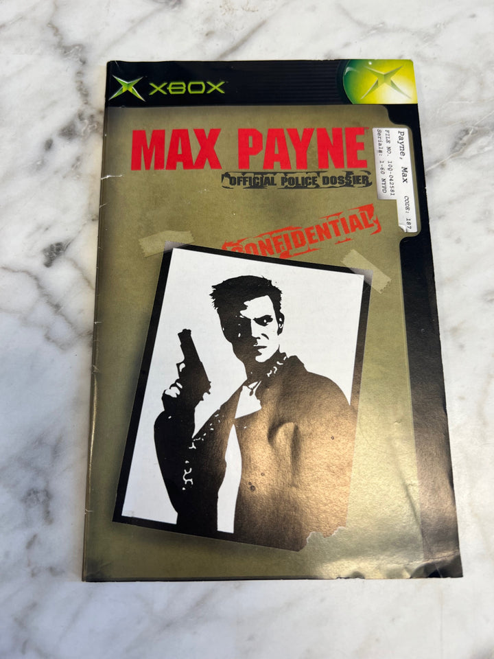 Max Payne Original Xbox Manual ONLY  MO81525