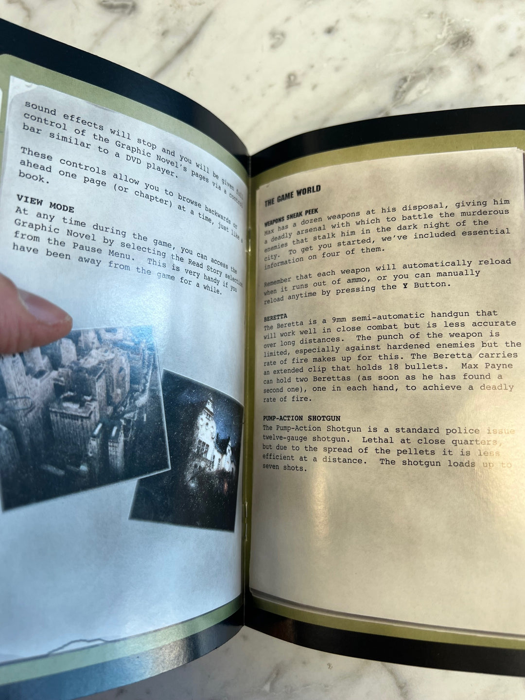 Max Payne Original Xbox Manual ONLY  MO81525