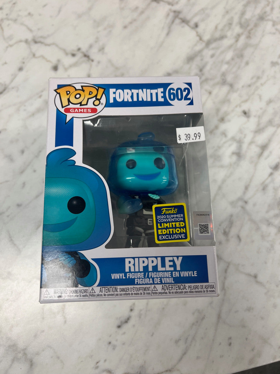Funko Pop! Fortnite - Rippley #602 SDCC 2020 Limited Edition Exclusive