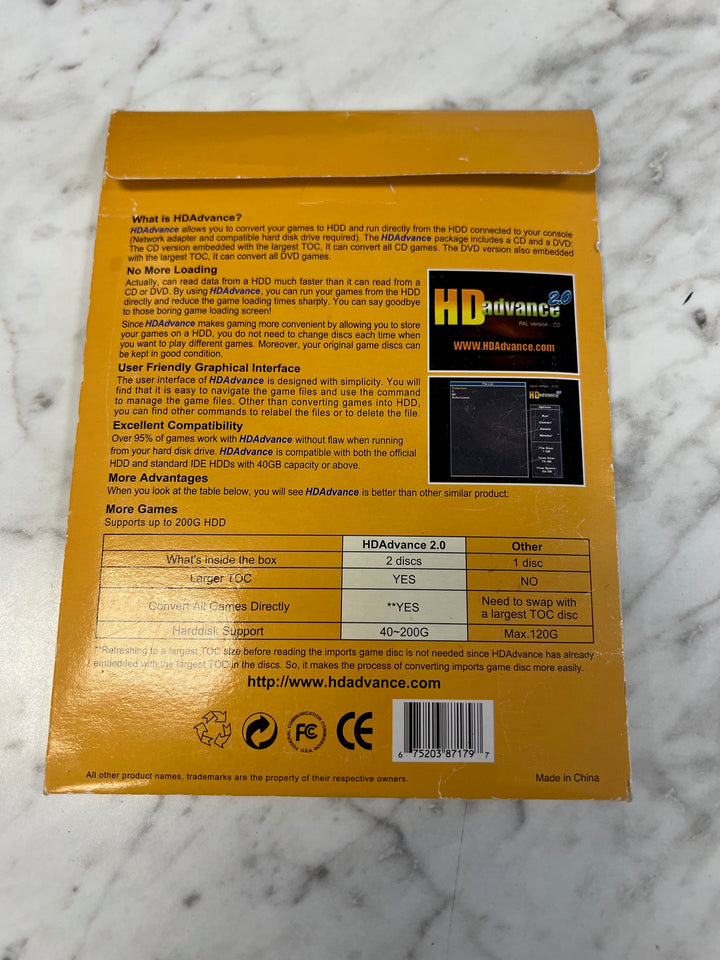 HD Advance 2.0 for PS2 Playstation 2 Used (2 discs) A52625