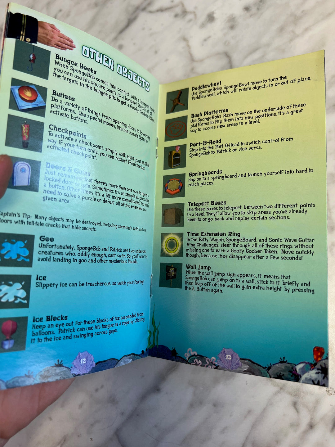 The Spongebob Squarepants Movie Nintendo Gamecube Manual ONLY  MO81525