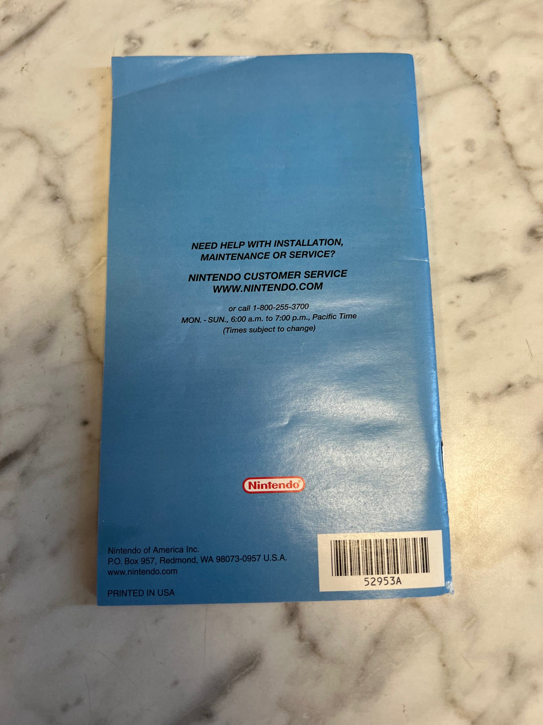 Mario Kart Double Dash Nintendo Gamecube Manual ONLY  MO81525