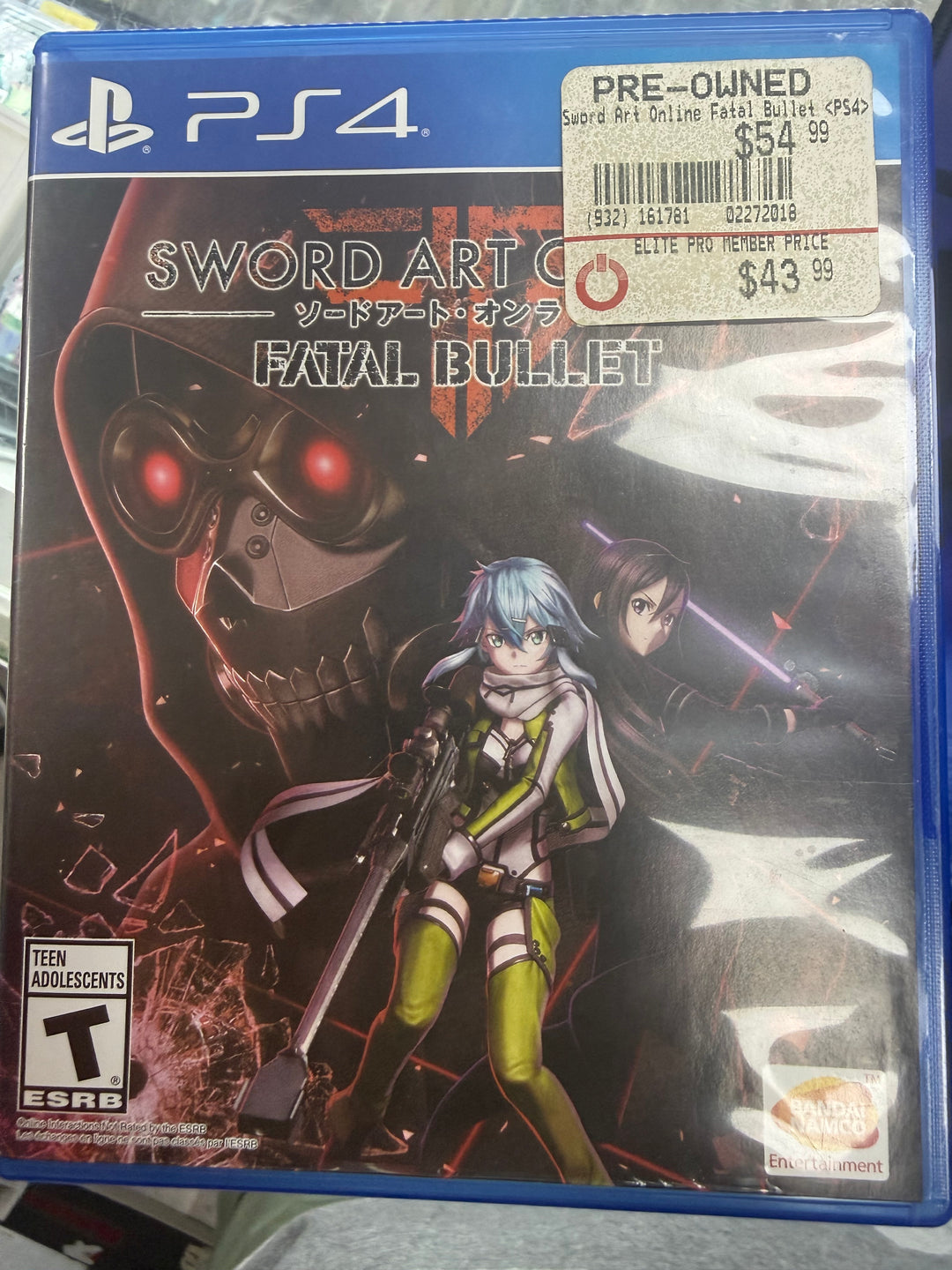 Sword Art Online Fatal Bullet - PS4 DI10326
