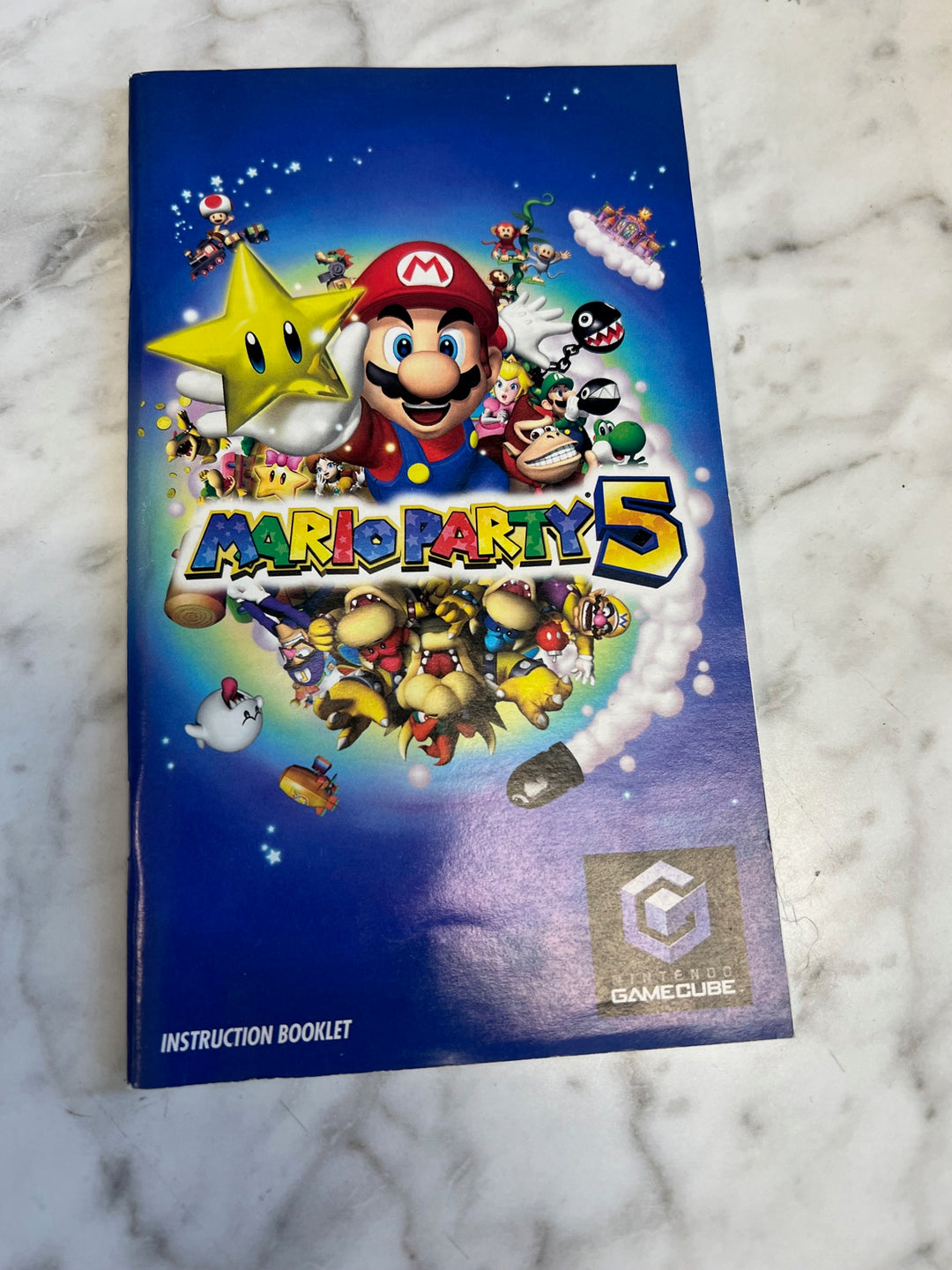 Mario Party 5 Nintendo Gamecube Manual ONLY  MO81525