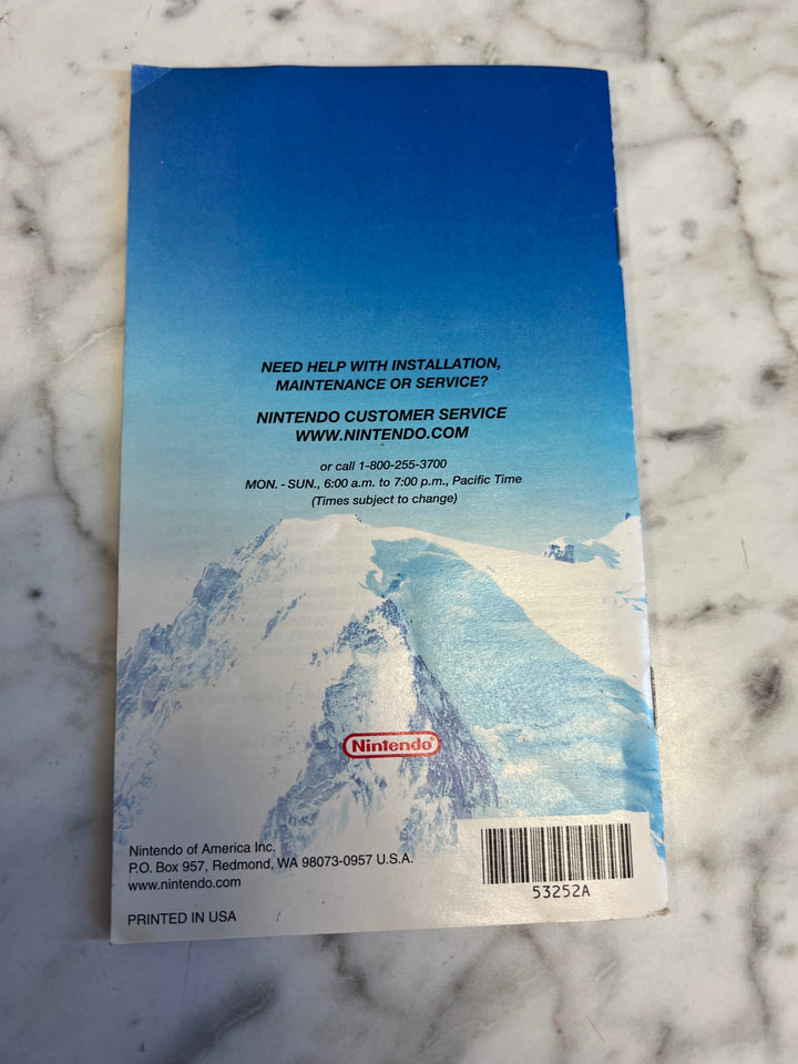 1080 Avalanche Nintendo Gamecube Manual ONLY  MO81525