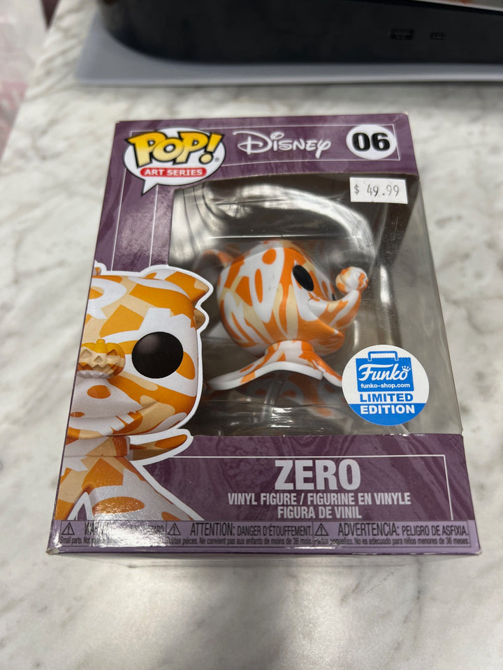 Funko POP! Artist Series The Nightmare Before Christmas Zero #06 Exclusive