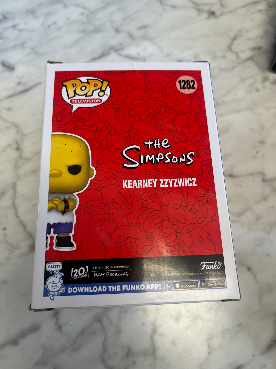 Funko Pop The Simpsons Kearney Zzyzwicz Vinyl Figure 1282 FP81024