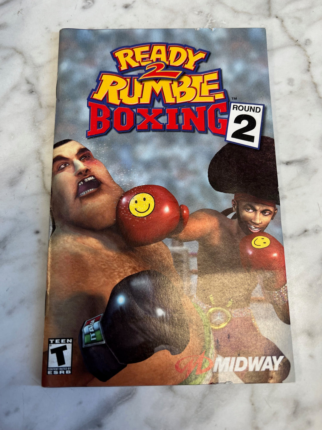 Ready 2 Rumble Round 2 PS2 Playstation 2 Manual ONLY  MO81525