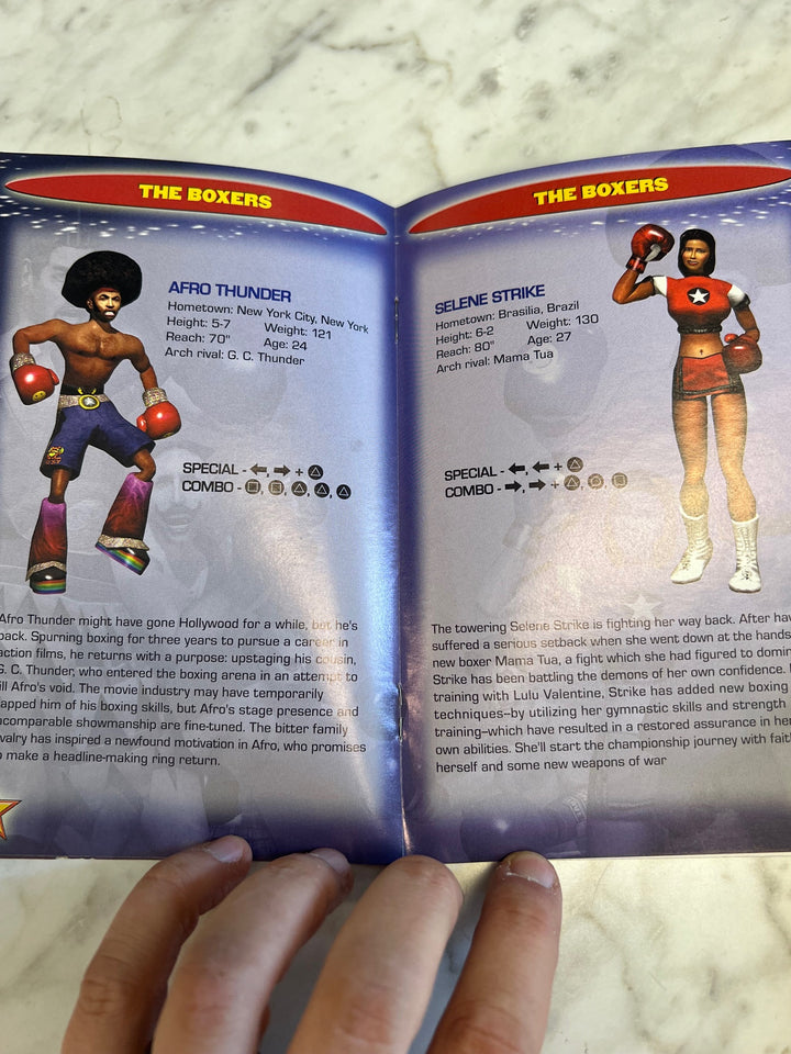 Ready 2 Rumble Round 2 PS2 Playstation 2 Manual ONLY  MO81525