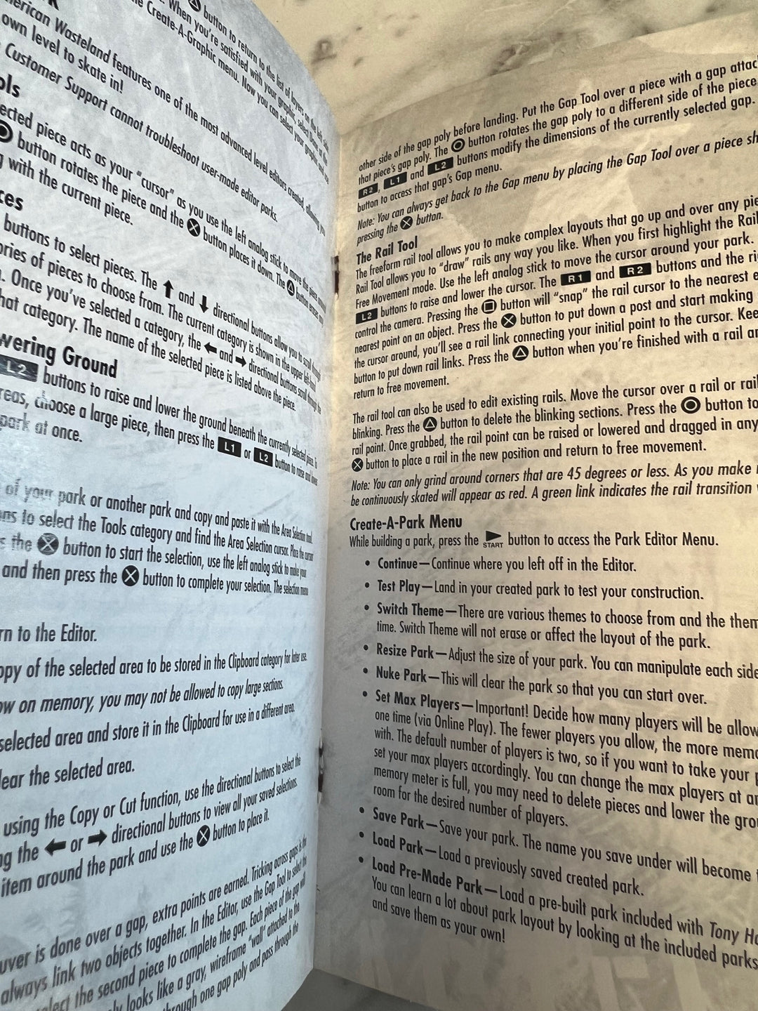 Tony Hawk's American Wasteland PS2 Playstation 2 Manual ONLY  MO81525