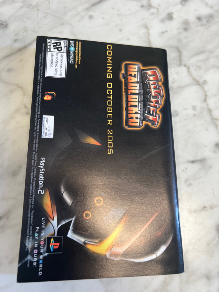 Ratchet and Clank Up Your Arsenal PS2 Playstation 2 Manual ONLY  MO81525