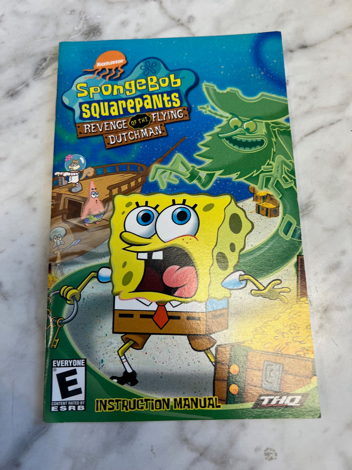 Spongebob Squarepants Revenge of the Flying Dutchman PS2 Playstation 2 Manual ONLY  MO81525