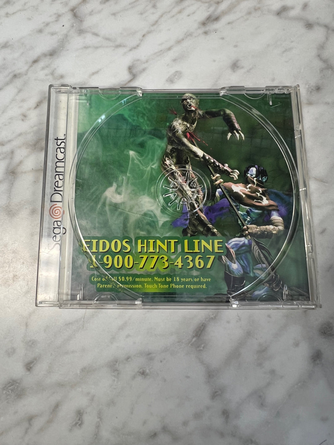 Legacy of Kain Soul Reaver for Sega Dreamcast rear art ONLY CO52625