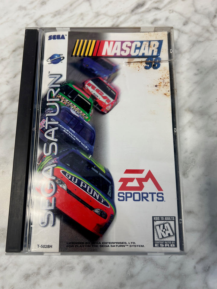 Nascar 98 for Sega Saturn Case, manual and rear art ONLY CO52625