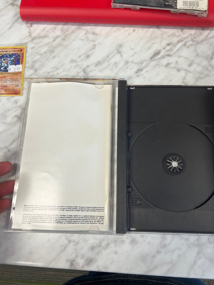 Nascar 98 for Sega Saturn Case, manual and rear art ONLY CO52625