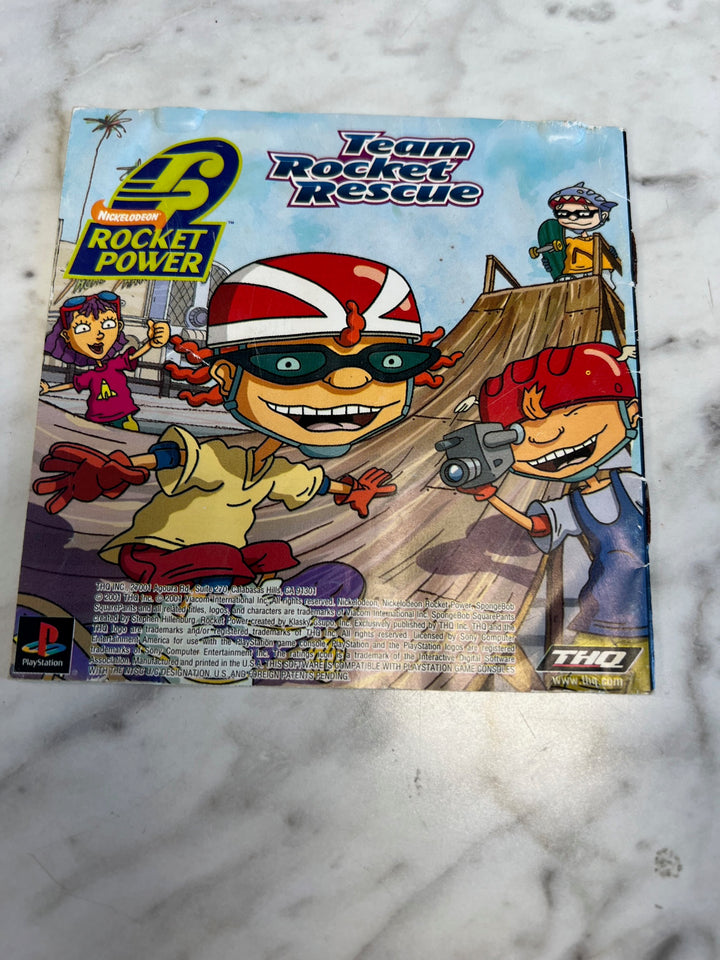 Spongebob Squarepants Supersponge PS1 Playstation 1 Manual ONLY  MO81525