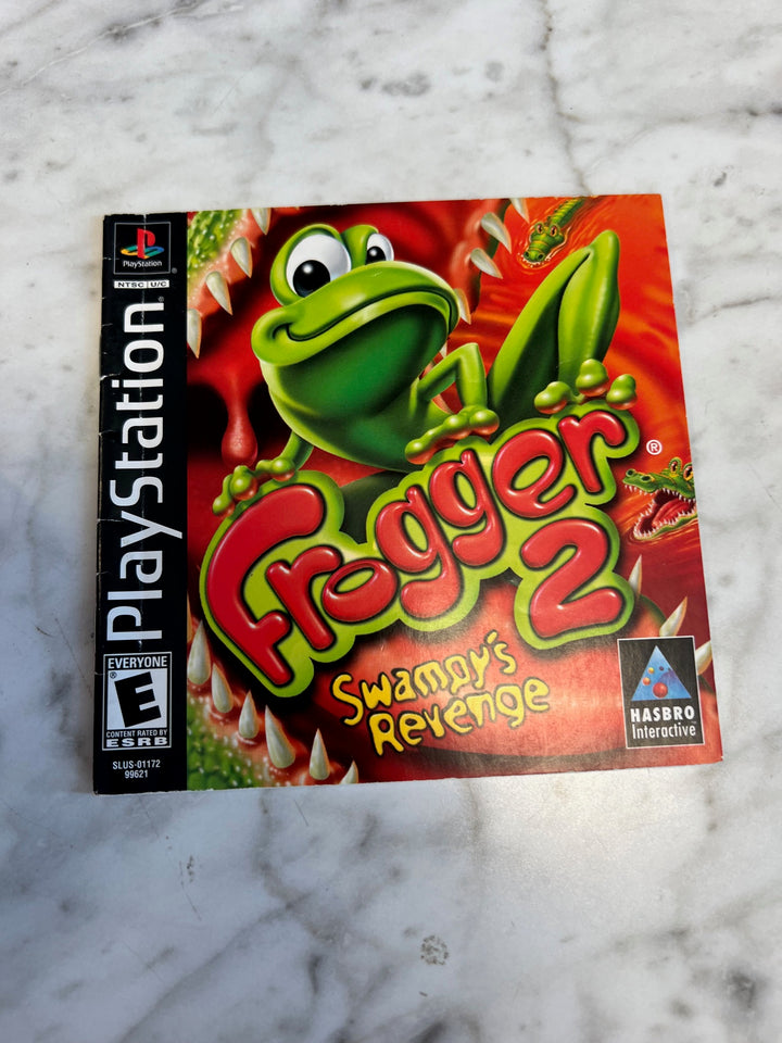 Frogger 2 PS1 Playstation 1 Manual ONLY  MO81525