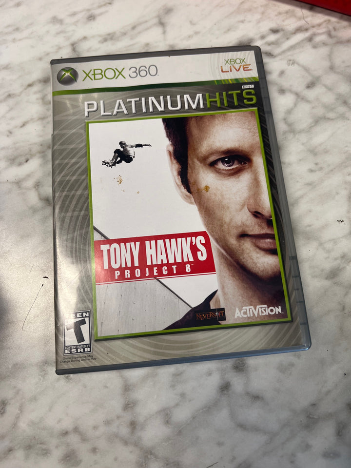 Tony Hawk's Project 8 Xbox 360 Case, Manual and Bonus Disc ONLY CO52625
