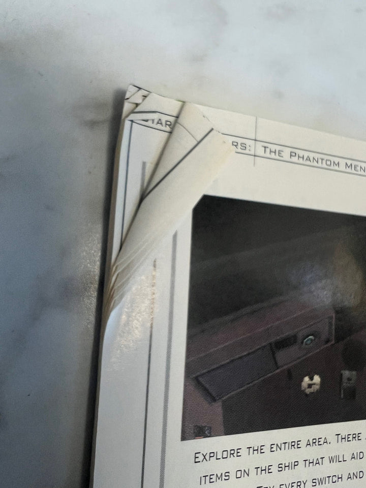 Star Wars Episode I The Phantom Menace PS1 Playstation 1 Manual ONLY  MO81525