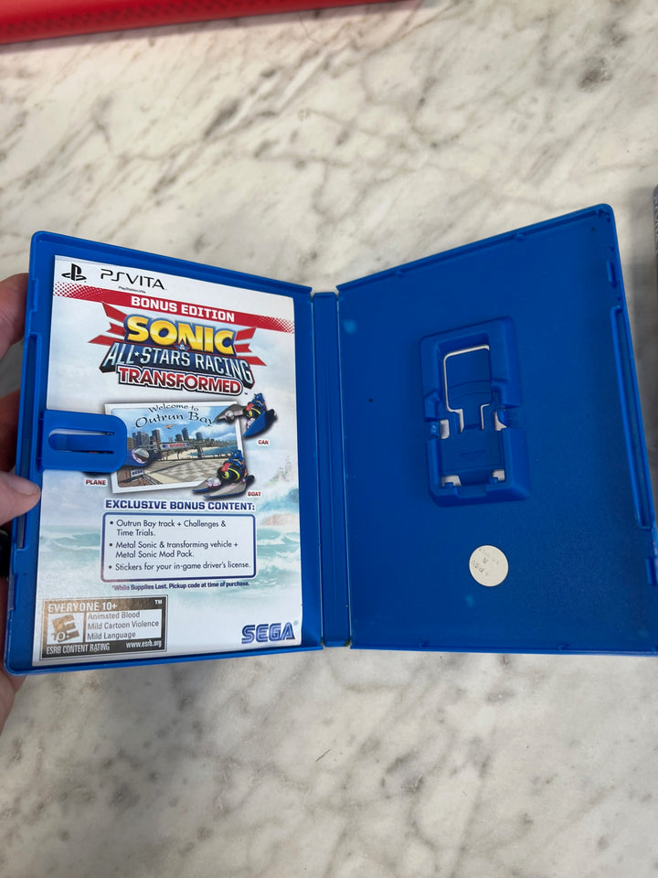 Sonic & All-Stars Racing Transformed PS Vita Case ONLY CO52625