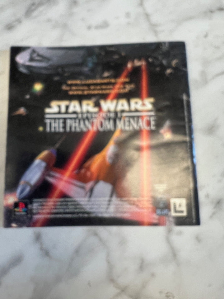 Star Wars Episode I The Phantom Menace PS1 Playstation 1 Manual ONLY  MO81525