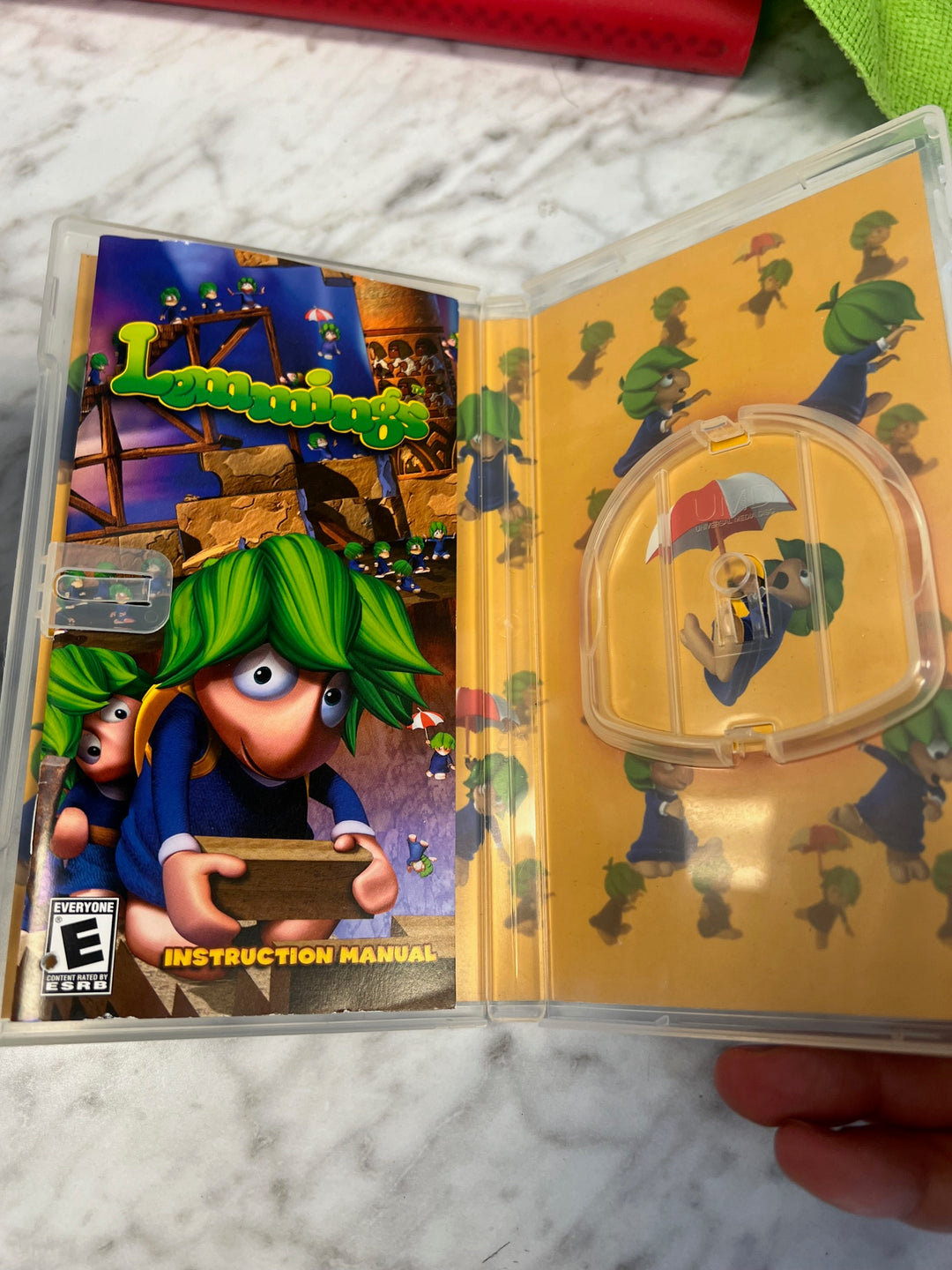 Lemmings PSP Playstation Portable Case and Manual ONLY CO52625