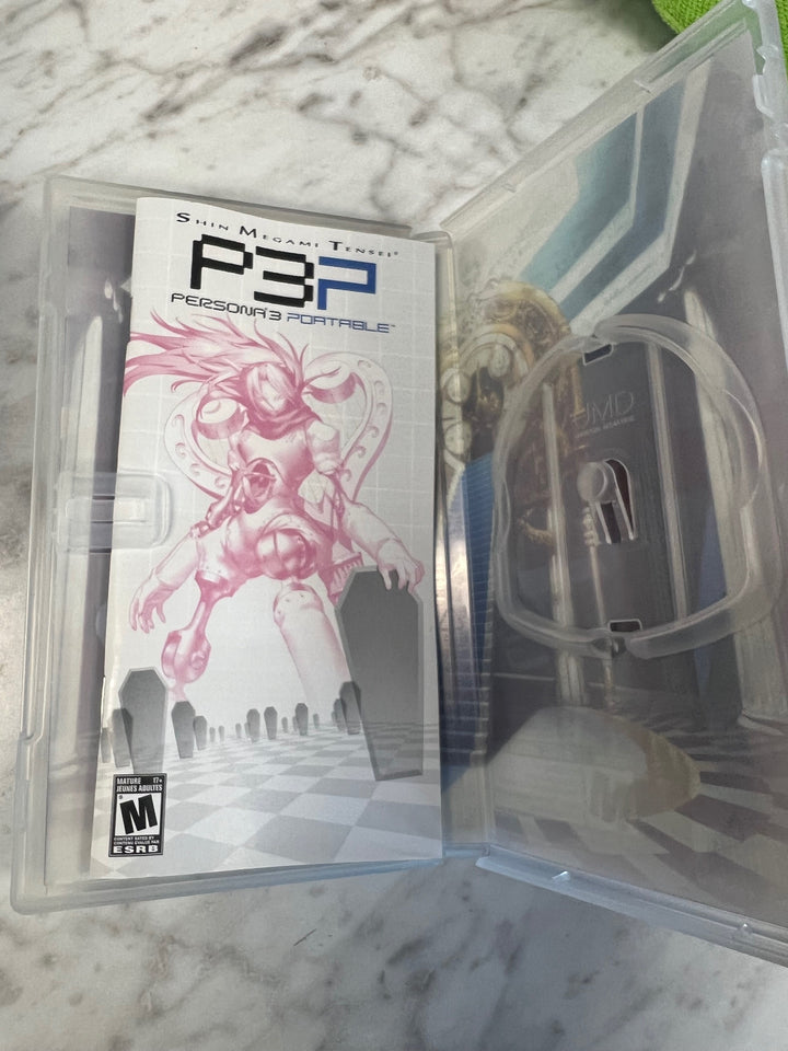 Persona 3 Playstation Portable Case and Manual ONLY CO52625