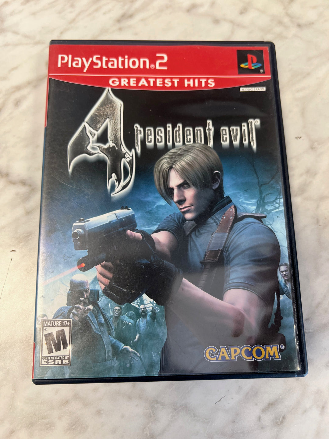 Resident Evil 4 Greatest Hits PS2 Playstation 2 Case and Manual ONLY CO52625