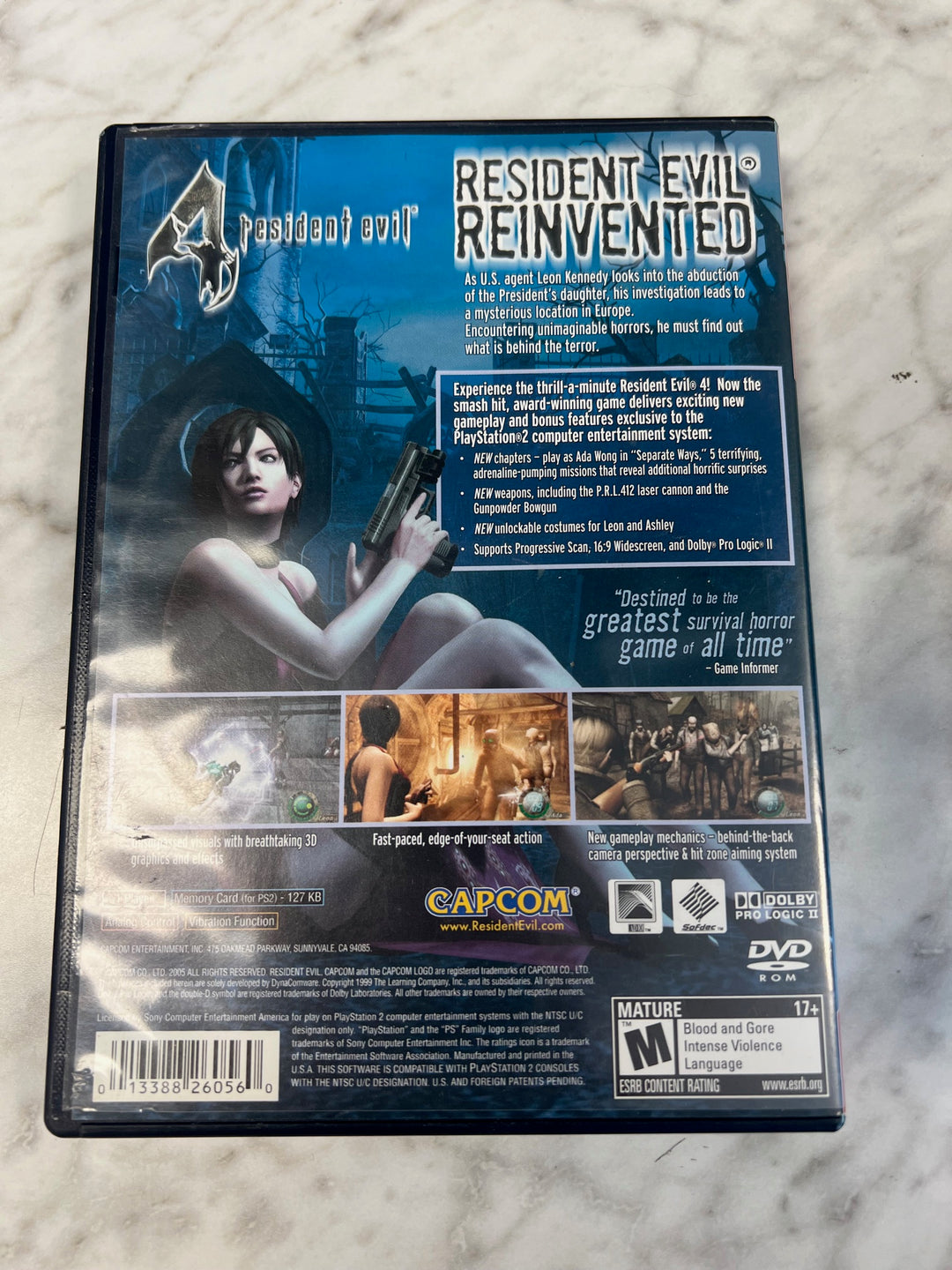 Resident Evil 4 Greatest Hits PS2 Playstation 2 Case and Manual ONLY CO52625
