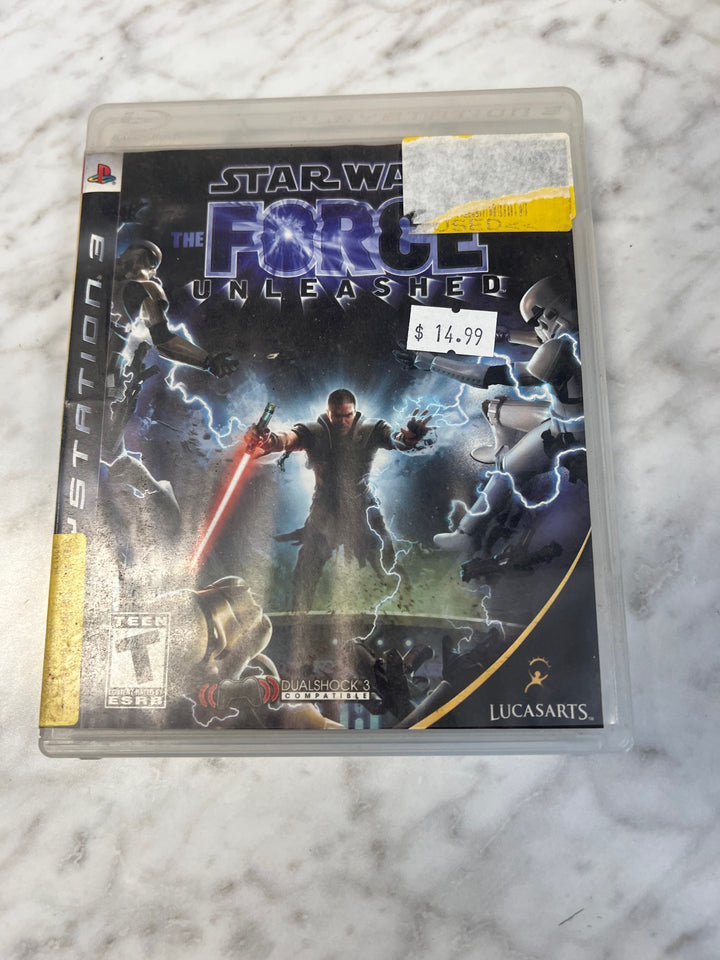 Star Wars the Force Unleashed PS3 Playstation 3 Case and Manual ONLY CO52625