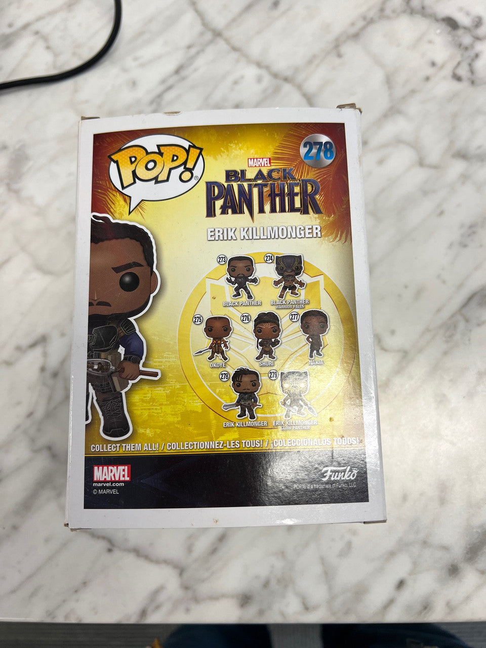 Funko Pop! Vinyl: Marvel - Erik Killmonger #278