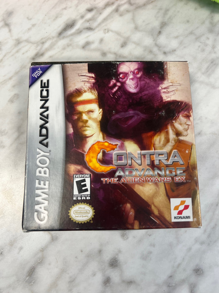 Contra Advance the Alien Wars EX GBA Gameboy Advance Box and Manual ONLY  CO52625