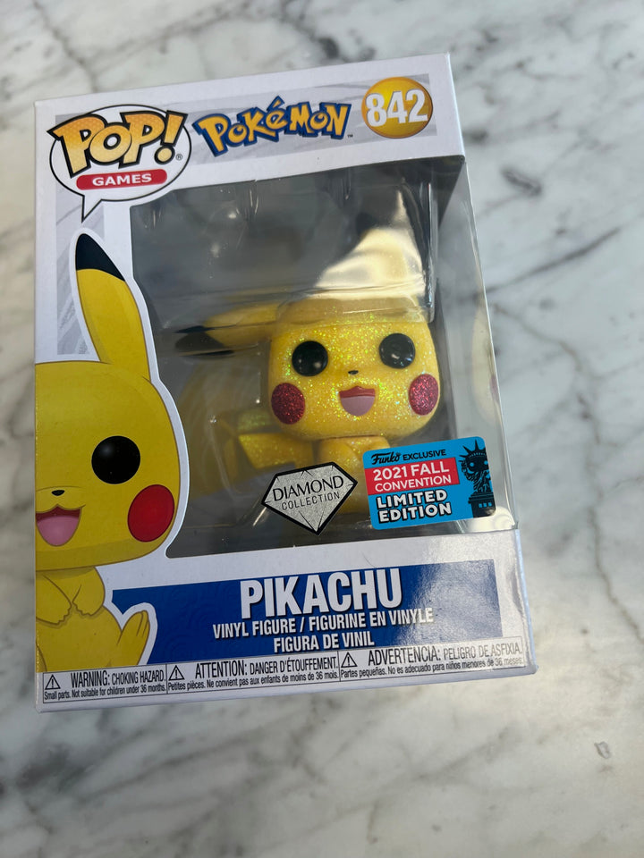 Funko Pop! Pokemon, Diamond Pikachu #842, 2021 Fall Convention FP81024