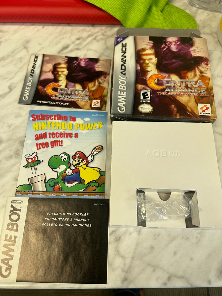 Contra Advance the Alien Wars EX GBA Gameboy Advance Box and Manual ONLY  CO52625