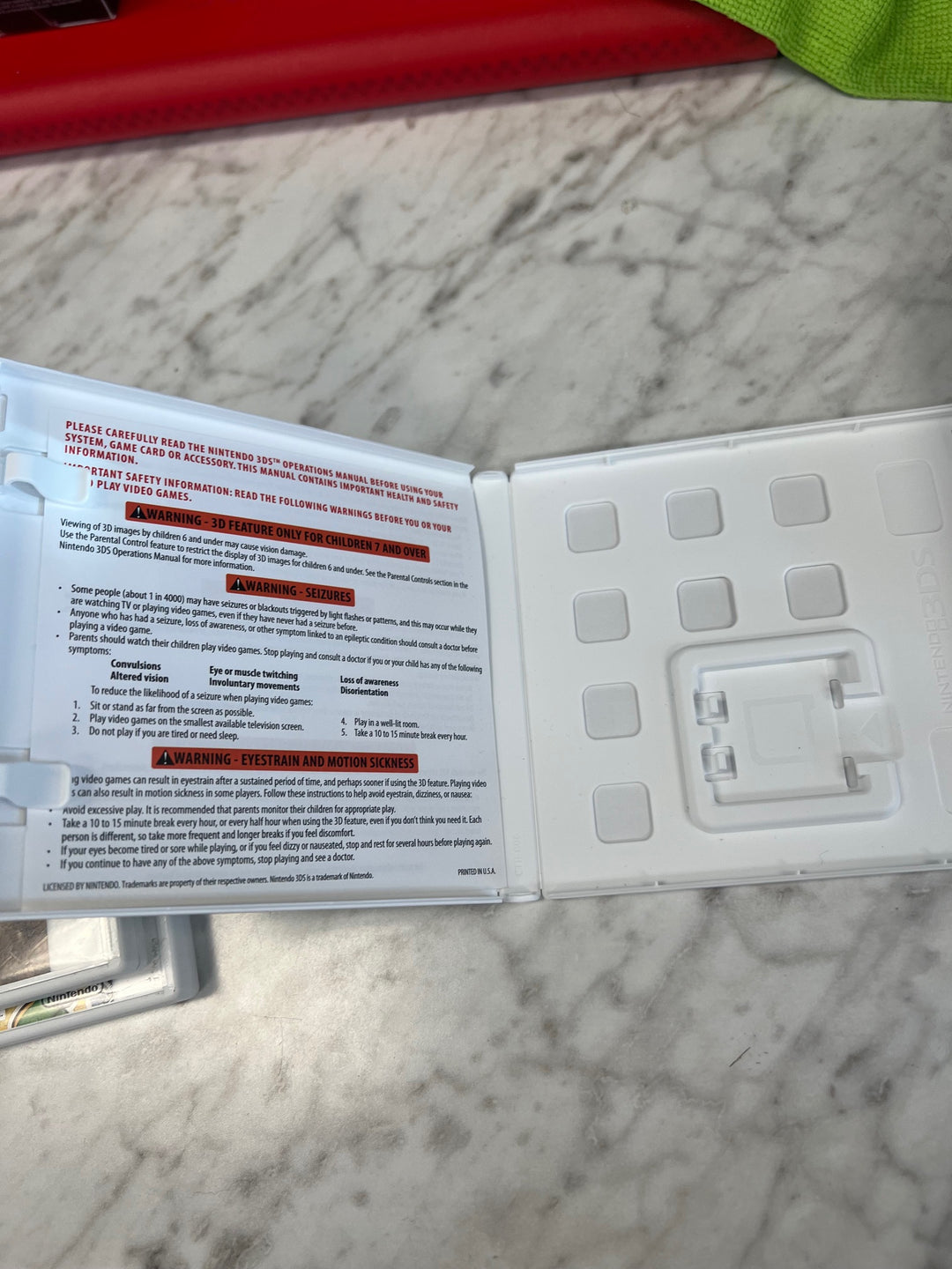 Etrian Odyssey IV Legends of the Titan Nintendo 3DS Case ONLY NO GAME CO52625