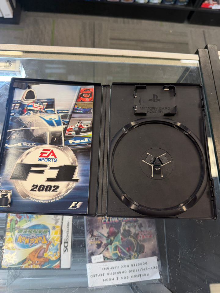 F1 2002 - PS2 CASE AND MANUAL ONLY CO5926