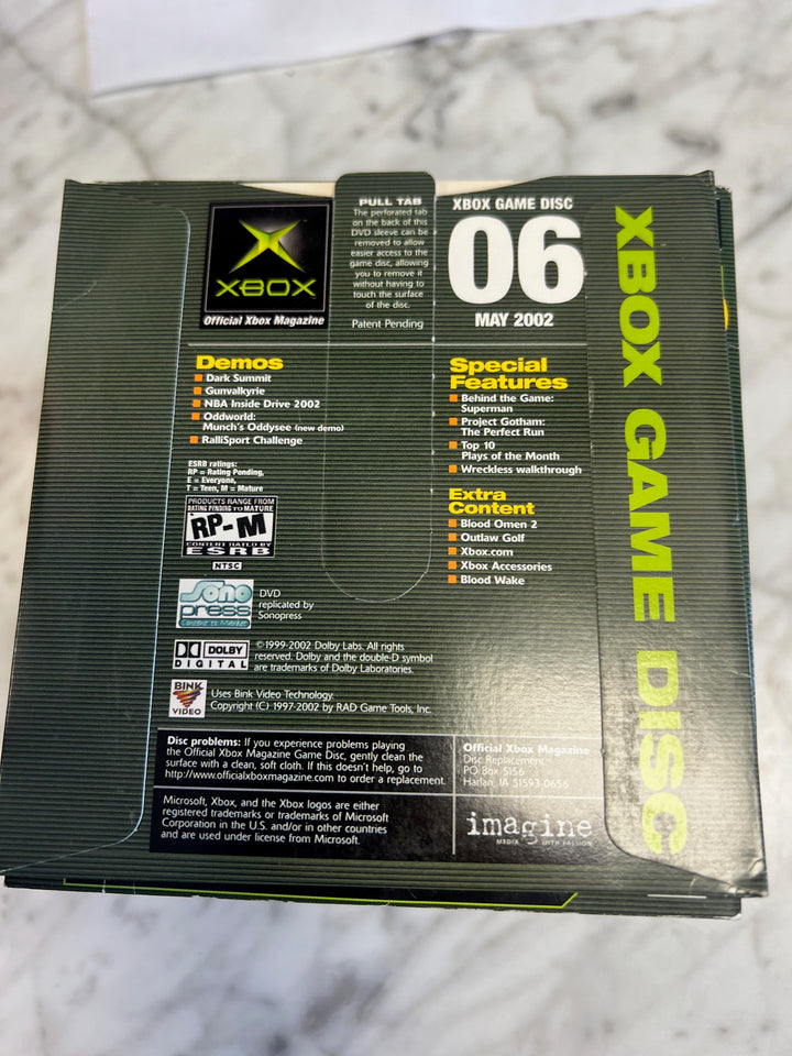 Official Xbox Magazine Demo Disc #06 May 2002  DE52625