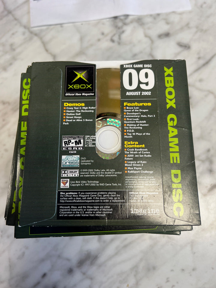 Official Xbox Magazine Demo Disc #09 August 2002 DE52625