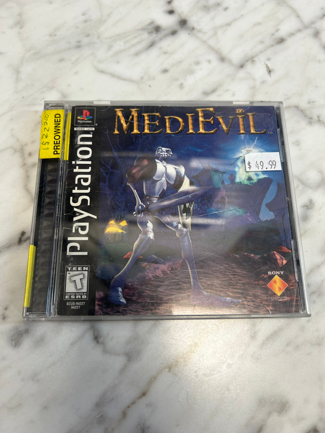 Medievil Playstation 1 PS1 Case and Manual ONLY          DU102924