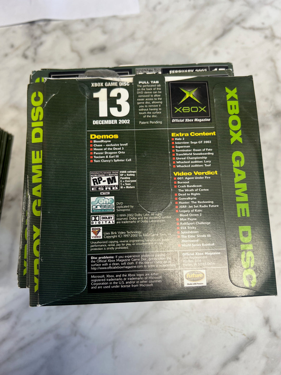 Official Xbox Magazine Demo Disc #13 December 2002 DE52625