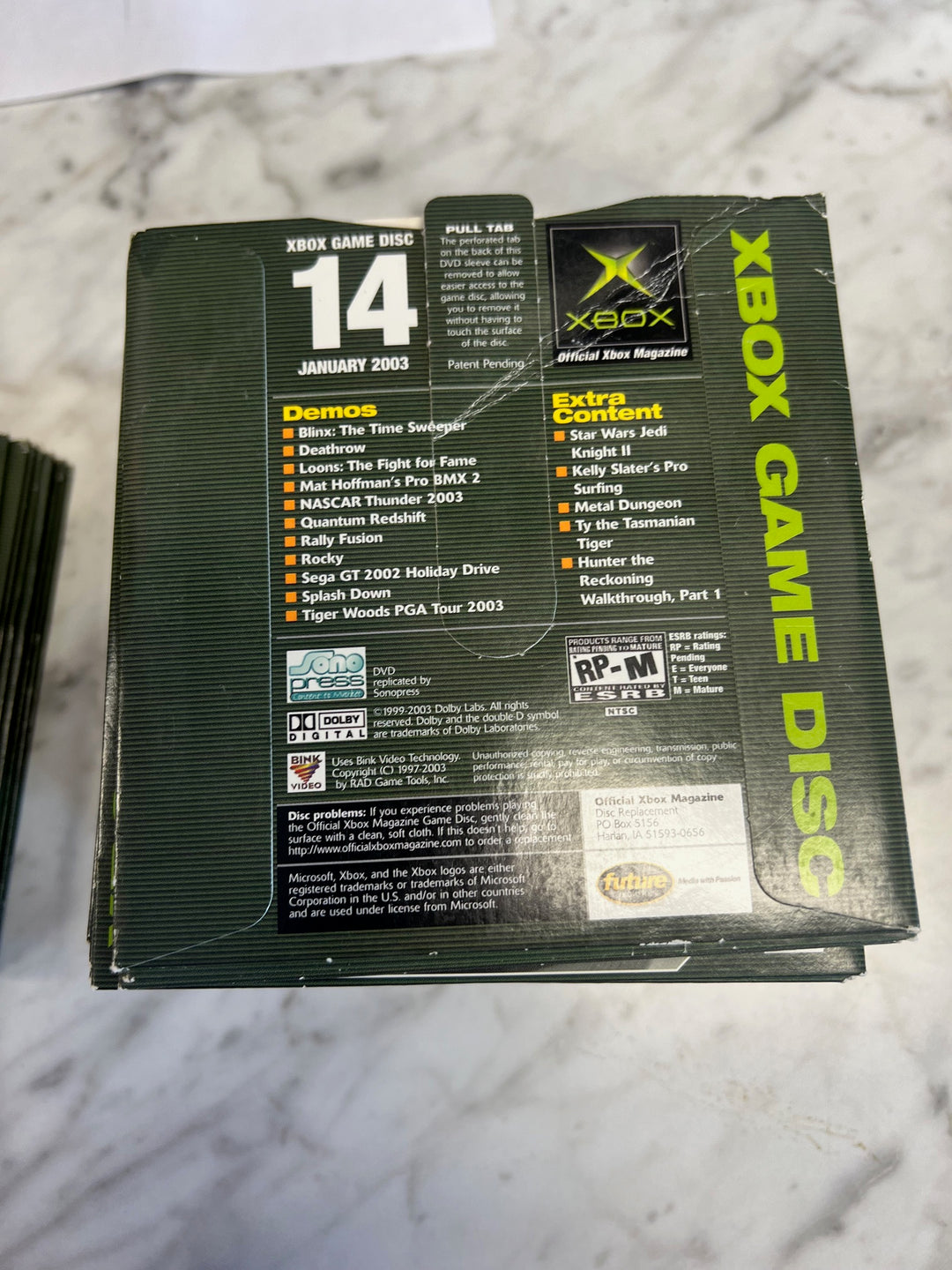 Official Xbox Magazine Demo Disc #14 January 2003 DE52625