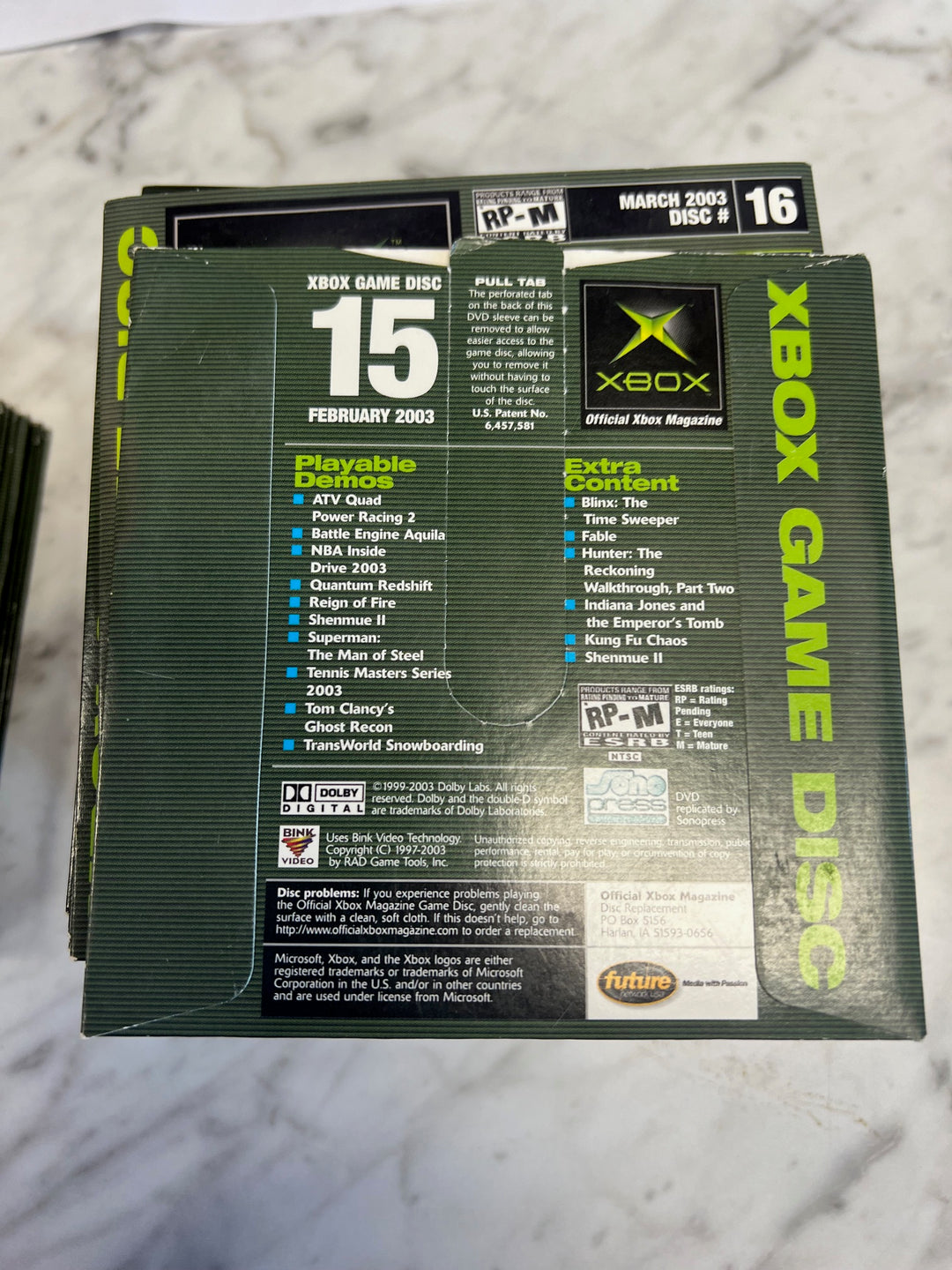 Official Xbox Magazine Demo Disc #15 February 2003 DE52625