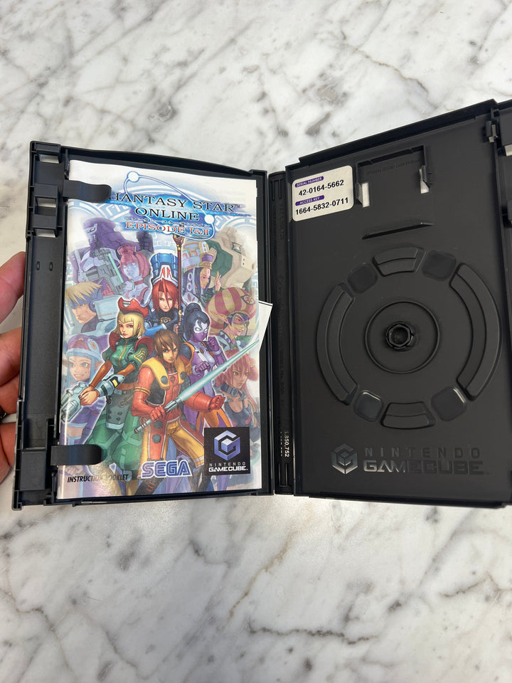 Phantasy Star Online Episode I & II Nintendo Gamecube Case and Manual ONLY         DU102924