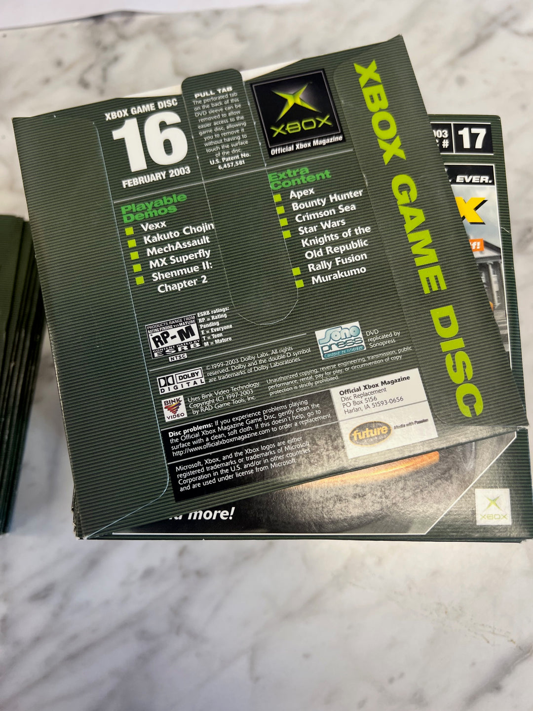 Official Xbox Magazine Demo Disc #16 March 2003 DE52625