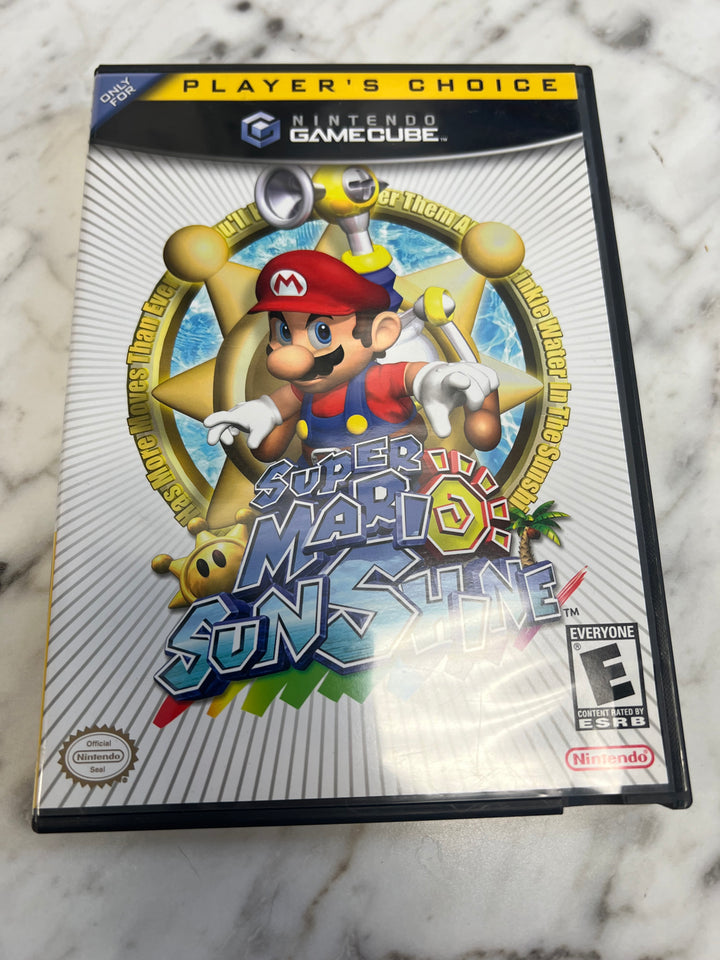 Super Mario Sunshine Nintendo Gamecube Case and Manual ONLY         DU102924